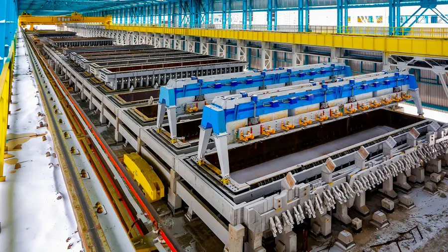 Кожух электролизера - основной вид Кожух электролизера - основной вид