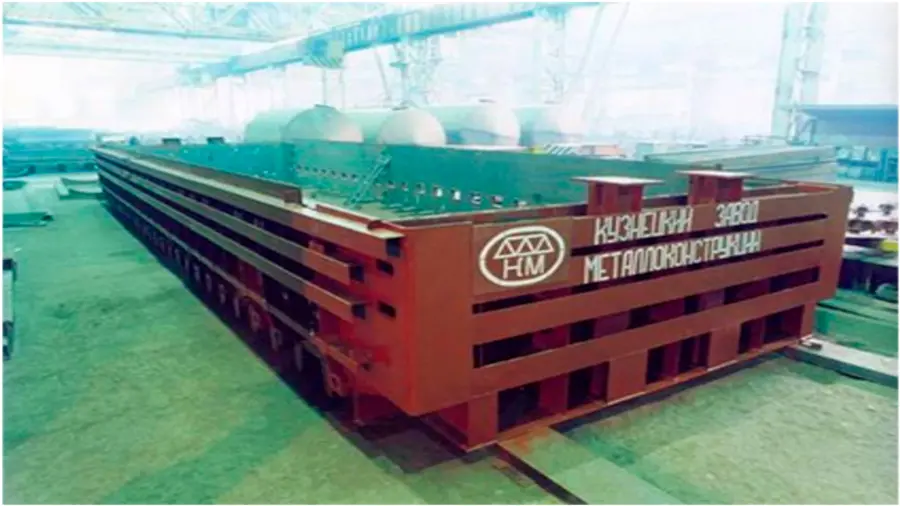 Кожух катода электролизера, массой 54 тонн Кожух катода электролизера, массой 54 тонн