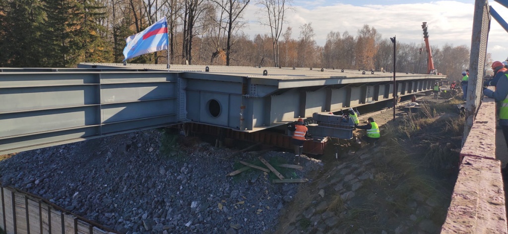 Изготовление пролётного строения для временного автомобильного моста на трассе Р-255 «Сибирь»